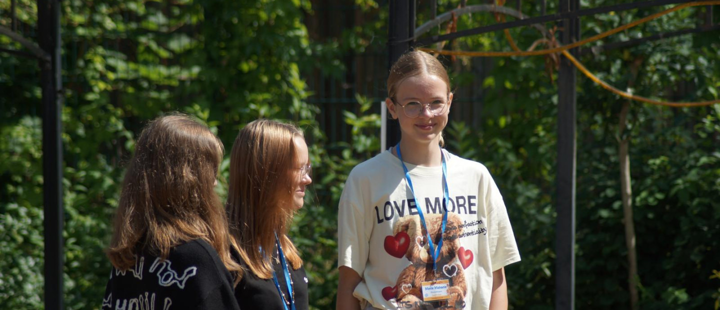 Jugendliche im Austausch während des Camp-Programms